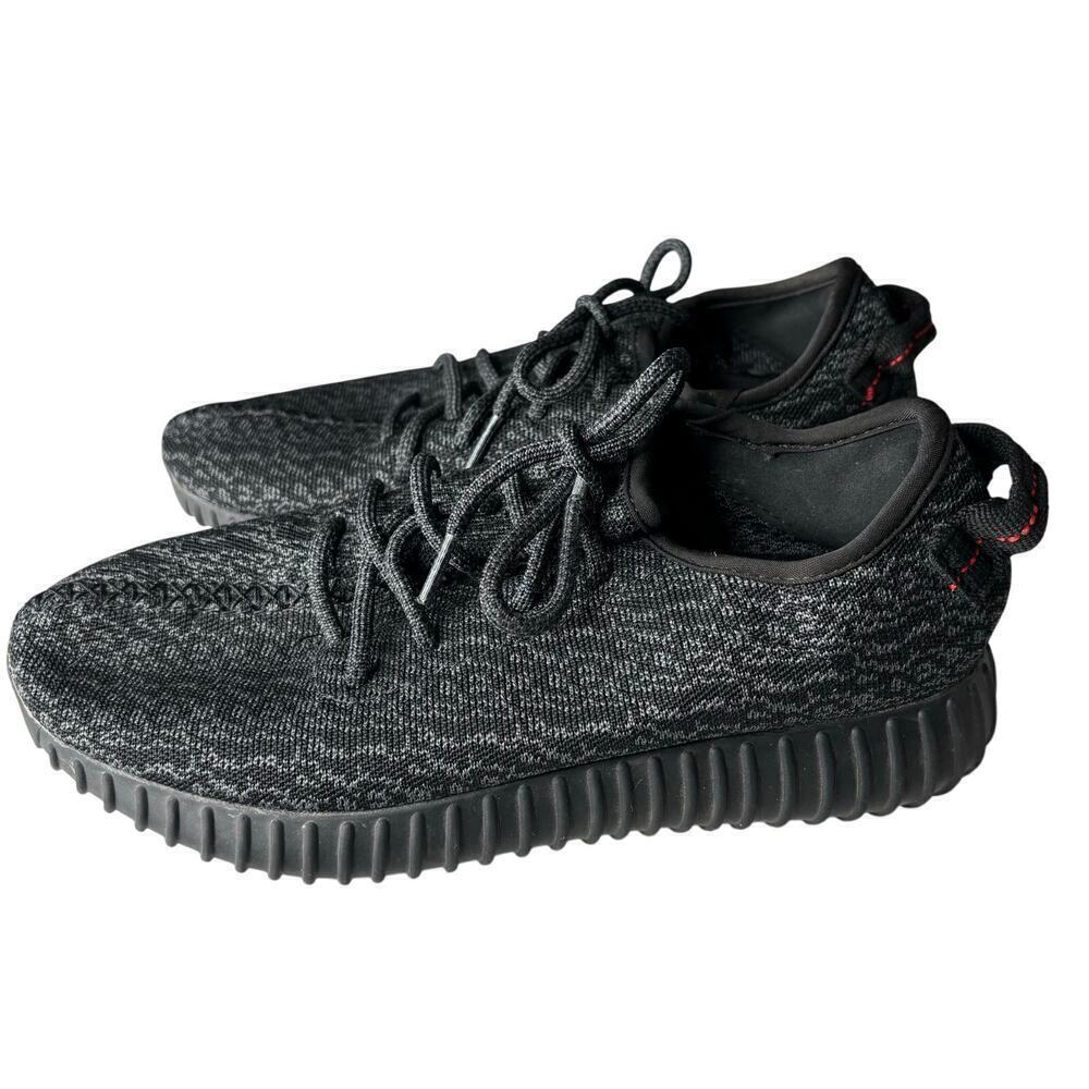 Adidas Yeezy Boost 350 Sneakers Pirate Black Size 7 - Picture 5 of 9